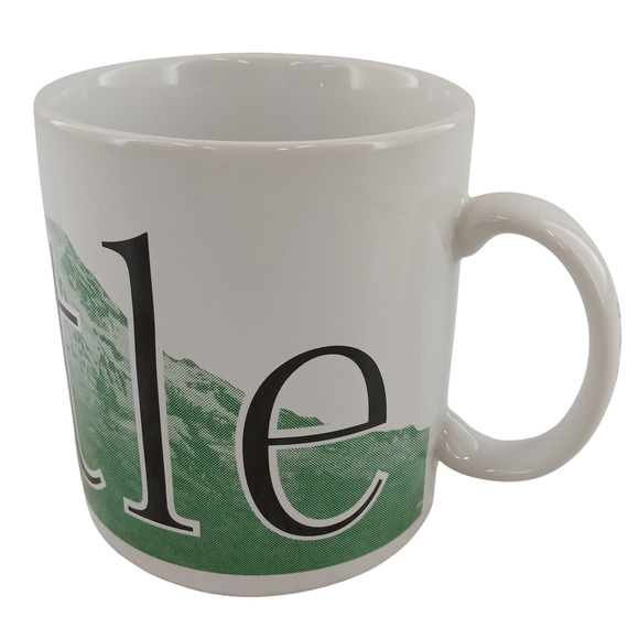 Starbucks City Mug Seattle 1994 Collector Series VTG Coffee Cup Thailand Rare - Picture 3 of 8